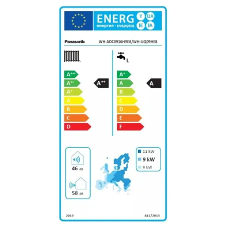 Panasonic Wärmepumpe KIT-AQC09HE8 9 kW 400 v Aquarea T-CAP