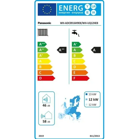 Panasonic Wärmepumpe KIT-AQC12HE8 12 kW 400 v Aquarea T-CAP
