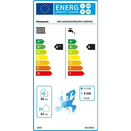 Panasonic Wärmepumpe KIT-AXC09HE8 9 kW 400 v Aquarea T-CAP