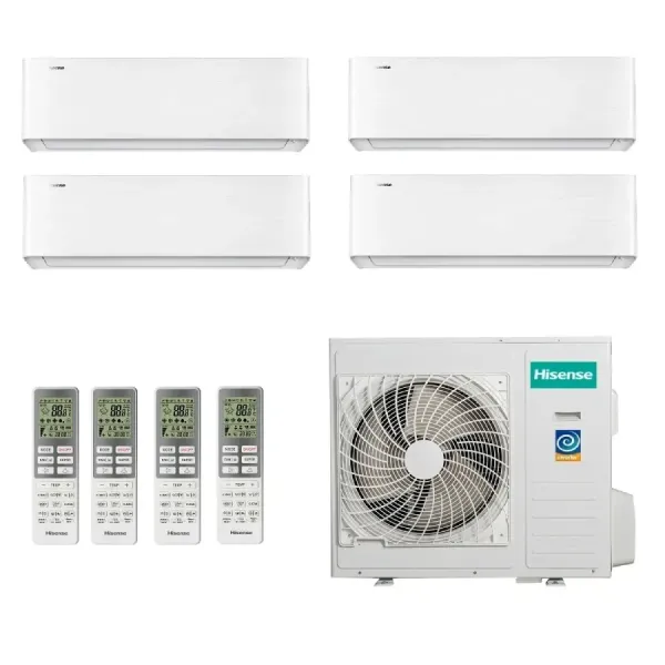 Klimaanlagen Hisense Quadri Split 9+9+9+9 Energy PRO X 4AMW81U4RJC