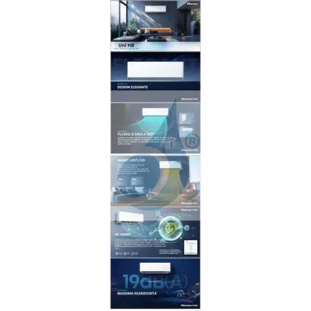 Klimaanlagen Hisense Trio Split 9+9+24 UNI HB 5AMW125U4RTA