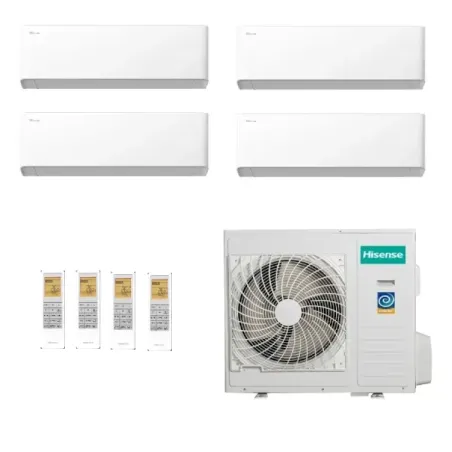 Hisense Quadri Split 9+9+12+18 UNI HB 5AMW125U4RTA