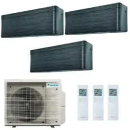 Klimaanlagen Daikin Trio Split 9+9+9 Stylish Blackwood 3MXM68A9