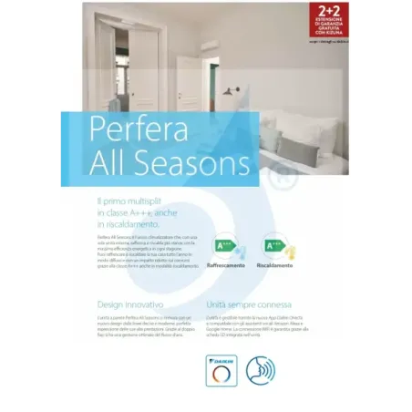 Daikin Quadri Split 7+9+9+15 Perfera All Seasons 4MXM80A9