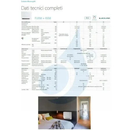 Klimaanlagen Daikin Mono Split FVXM25B RXM25A9 Fußboden