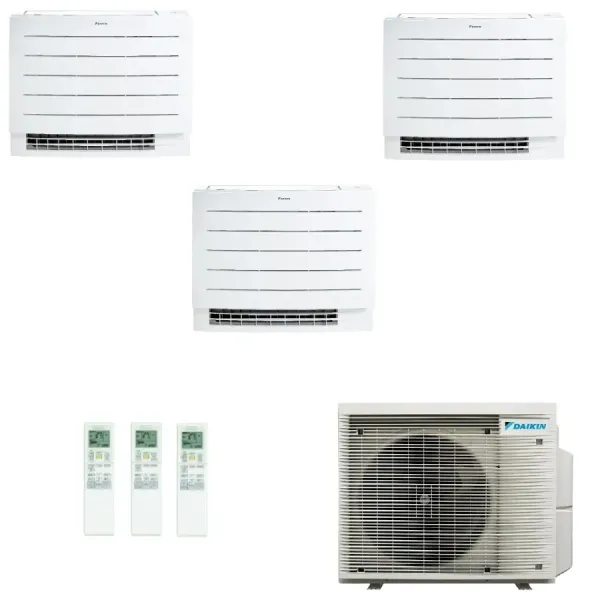 Klimaanlagen Daikin Trio Split 9+12+12 Fußboden FVXM-B 3MXM52A9