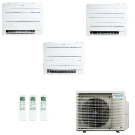 Klimaanlagen Daikin Trio Split 9+12+12 Fußboden FVXM-B 3MXM52A9