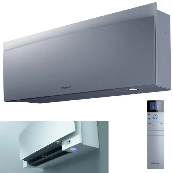 Klimaanlagen Daikin Mono Split FTXJ35AS9 RXJ35A9 Emura 3 Silbernen