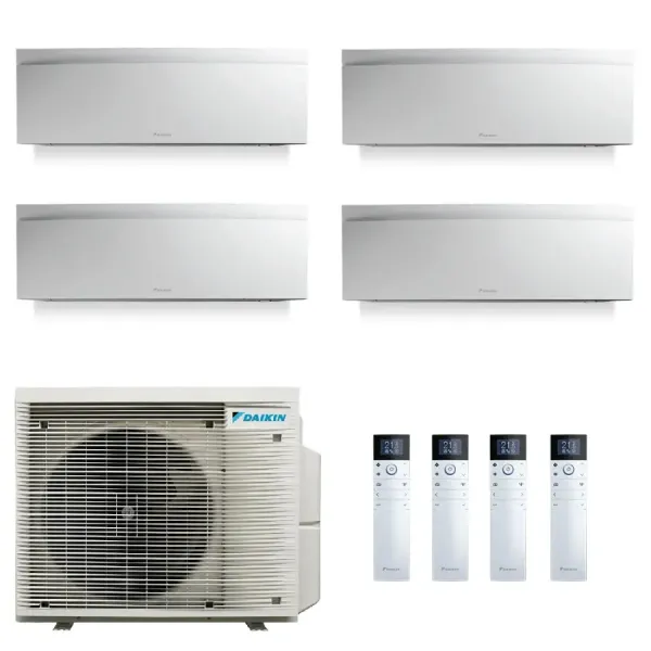 Daikin Quadri Split 9+9+12+12 Emura 3 Weiß 4MXM80A9