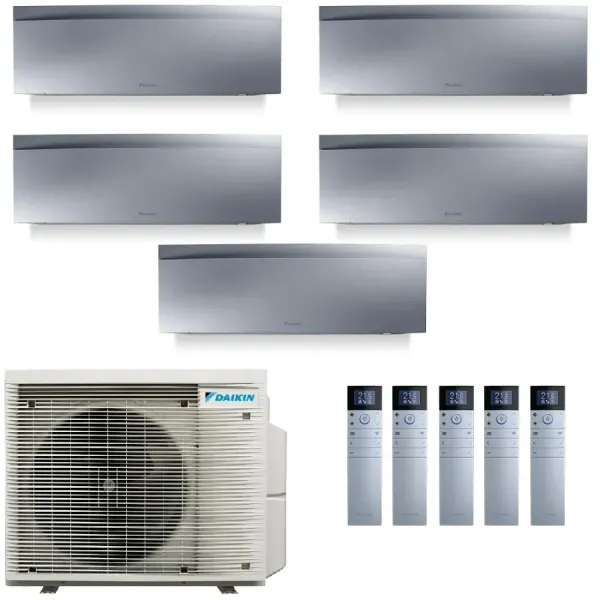 Klimaanlagen Daikin Penta 7+7+7+9+9 Emura 3 Silbernen 5MXM90A9