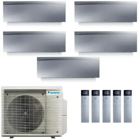 Klimaanlagen Daikin Penta 7+7+7+9+9 Emura 3 Silbernen 5MXM90A9