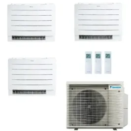 Klimaanlagen Daikin Trio Split 7+12+12 FVXM-B Weiß 3MXM52A9