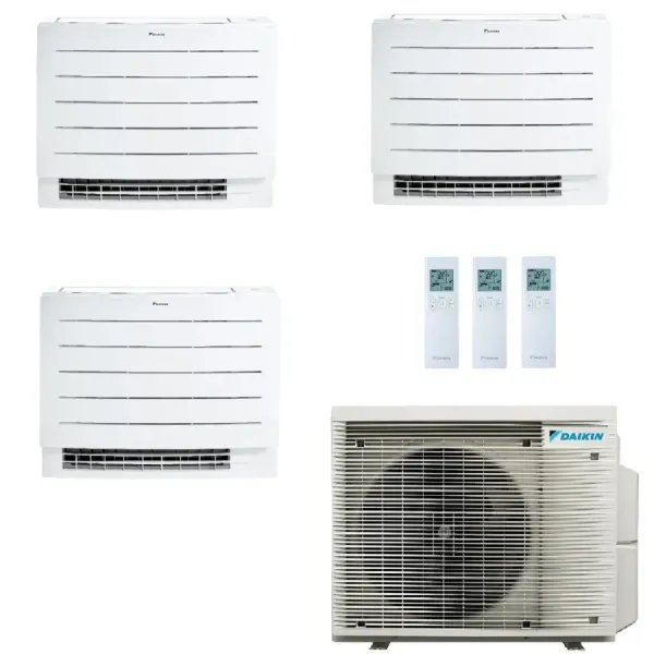Klimaanlagen Daikin Trio Split 7+12+12 FVXM-B Weiß 3MXM52A9