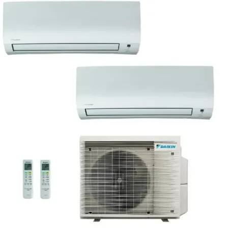 Klimaanlagen Daikin Duo Split 7+7 Comfora Weiß 2MXM40A9