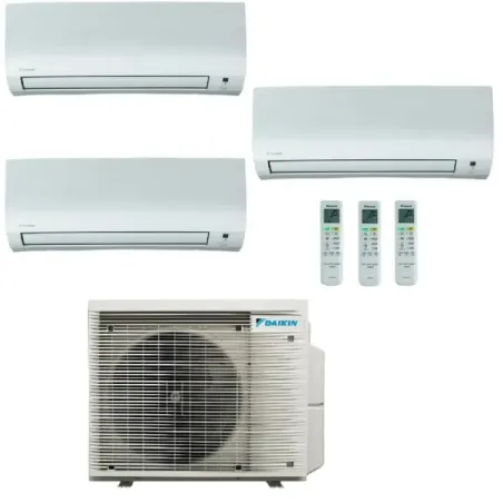 Klimaanlagen Daikin Trio Split 12+12+12 Comfora Weiß 3MXM68A9