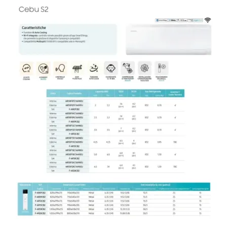 Samsung Mono Split 18000 Btu AR50F18C1AHNEU AR50F18C1AHXEU Weiß