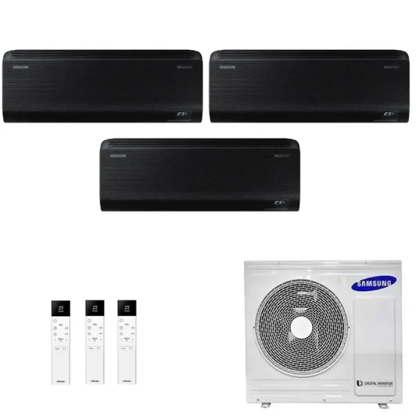 Samsung Trio Split 7+7+9 Btu Windfree Black AJ052TXJ3KG/EU
