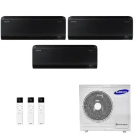 Samsung Trio Split 7+9+9 Btu Windfree Black AJ052TXJ3KG/EU