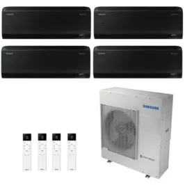 Samsung Quadri Split 7+7+7+7 Btu Windfree Black AJ080TXJ4KG/EU