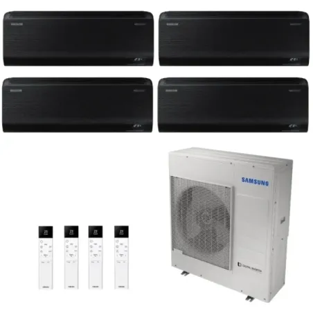 Samsung Quadri Split 7+7+9+12 Btu Windfree Black AJ080TXJ4KG/EU