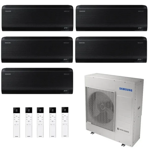 Samsung Penta Split 7+7+7+7+9 Btu Windfree Black AJ100TXJ5KG/EU