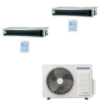 Samsung Duo Split 9+9 Btu Geringe/Mittlere Prävalenz AJ050TXJ2KG/EU