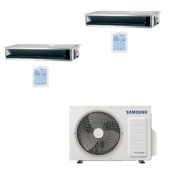 Samsung Trio Split 9+9+12 Btu Geringe/Mittlere Prävalenz AJ052TXJ3KG/E