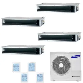 Samsung Quadri Split 9+9+9+12 Btu Kanal AJ080TXJ4KG/EU