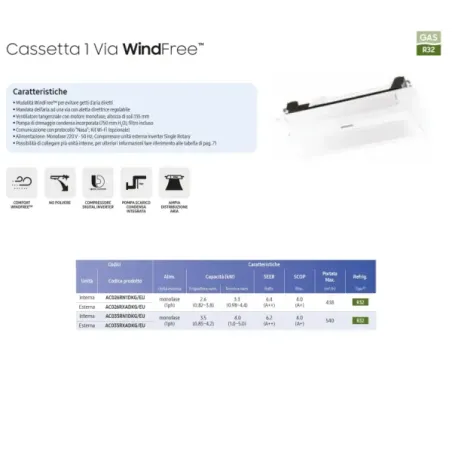 Samsung Mono Split 12 Btu 1 Via WindFree AC035RXADKG/EU