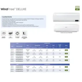 Samsung Mono Split 2.5 kW Windfree Deluxe  Weiß 220v 2