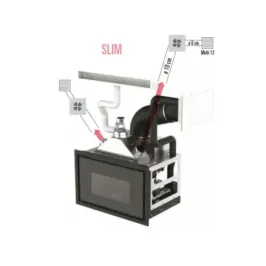 Pelletkamin MCZ 10,9 kW Vivo 90-11 Slim Comfort Air 11 5022005