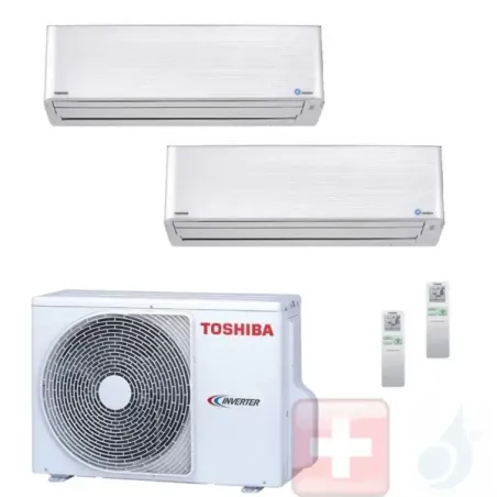 Klimageräte Toshiba Duo Split 9+12 Super Daiseikai 9 RAS-2M14U2AVG-E