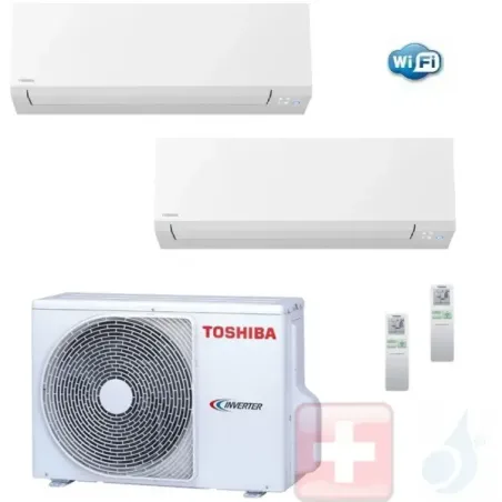 Klimageräte Toshiba Duo Split 7+7 Shorai Edge RAS-2M10U2AVG-E
