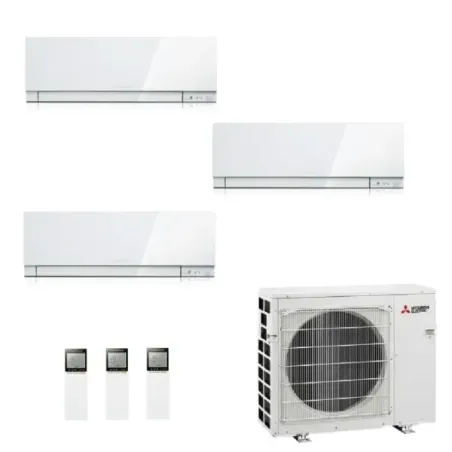 Klimageräte Mitsubishi Trio Split 5+5+15 Weiß MXZ-3F54VF4
