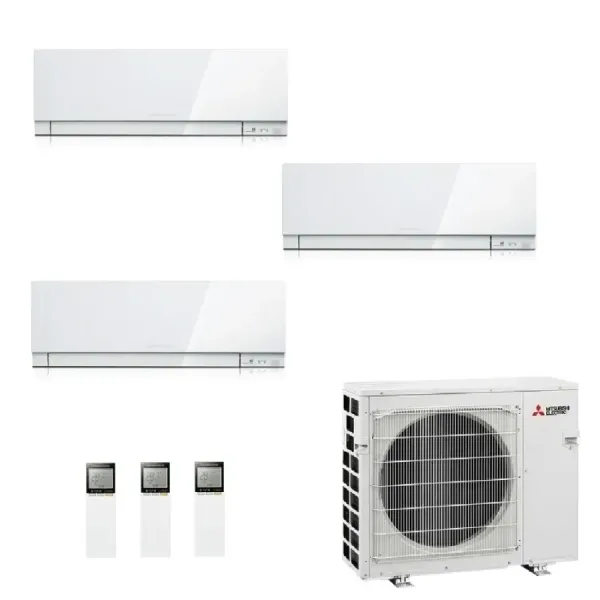Klimageräte Mitsubishi Trio Split 7+7+18 Weiß MXZ-3F54VF4