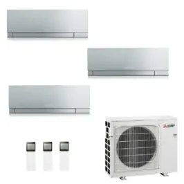 Klimageräte Mitsubishi Trio Split 12+15+15 Silbernen MXZ-3F68VF4