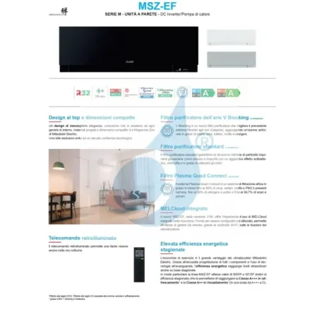 Klimageräte Mitsubishi Trio Split 7+12+15 Schwarz MXZ-3F54VF4