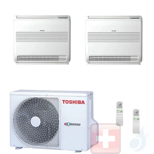 Klimageräte Toshiba Duo Split 12+12 Console RAS-3M26U2AVG-E