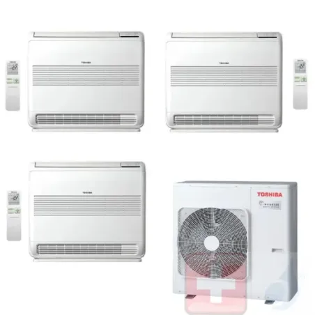Klimageräte Toshiba Trio Split 9+9+9 Console RAS-3M26U2AVG-E