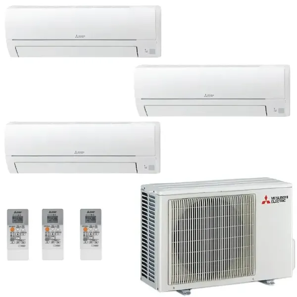 Klimageräte Mitsubishi Trio Split 9+9+12 Weiß MXZ-3HA50VF2
