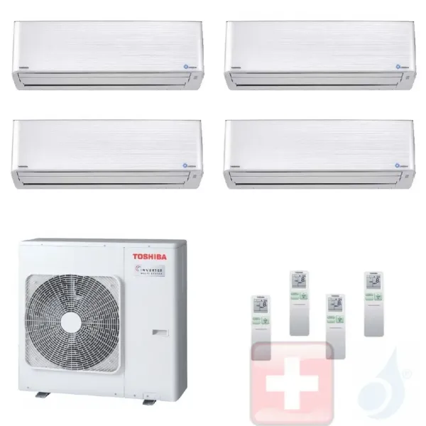 Klimageräte Toshiba Quadri 12+12+12+12 S Daiseikai 9 RAS-4M27U2AVG-E