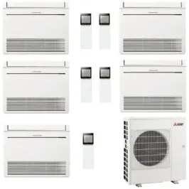 Mitsubishi Penta Split Fußboden MFZ-KT 9+9+9+9+9 Btu MXZ-5F102VF2