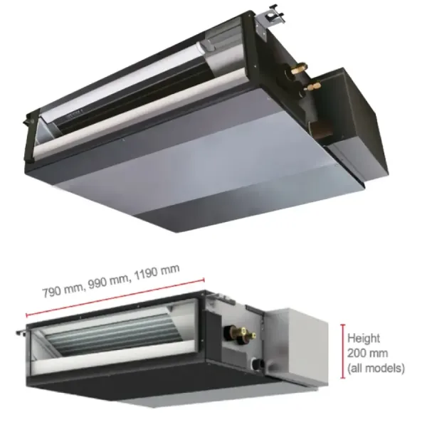 Mitsubishi Trio Split 9+9+9 Kanaleinbaugeräte MXZ-3F68VF4 Fernbedienun