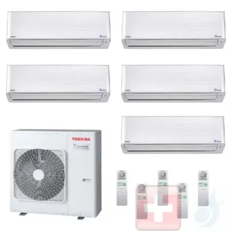 Klimageräte Toshiba Penta 9+9+9+9+15 S Daiseikai 9 RAS-5M34U2AVG-E