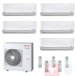 Klimageräte Toshiba Penta 12+12+12+12+12 S Daiseikai 9 RAS-5M34U2AVG
