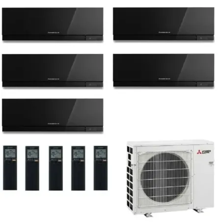 Mitsubishi Penta Split 9+9+9+9+15 Schwarz MXZ-5F102VF2
