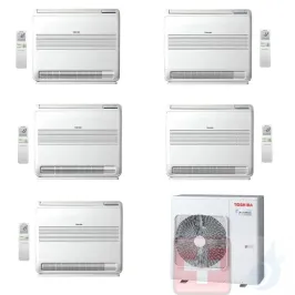 Klimageräte Toshiba Penta Split 9+9+9+9+9 Console RAS-5M34U2AVG-E
