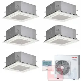 Klimageräte Toshiba Penta 9+9+9+9+15 Kassette 60x60 RAS-5M34U2AVG-E