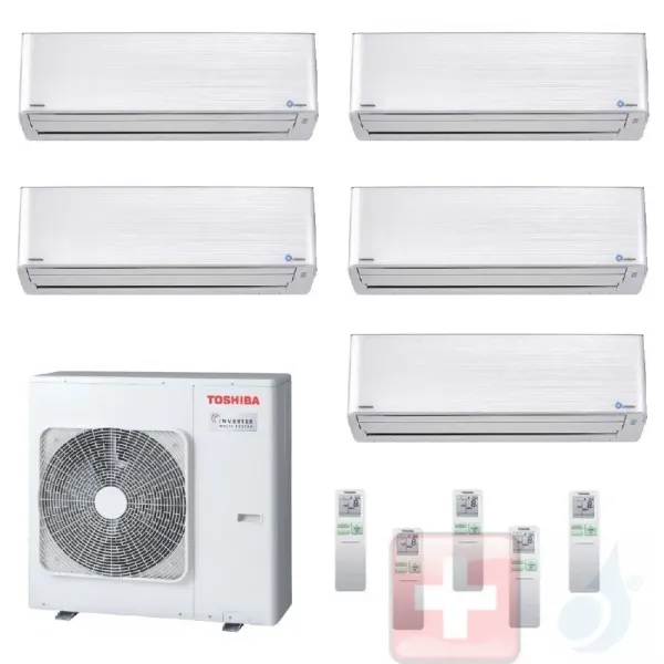 Klimageräte Toshiba Penta 9+9+9+9+12 S Daiseikai 9 RAS-5M34U2AVG-E