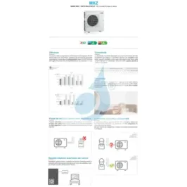 Mitsubishi Außengerät 18000 Btu Serie MXZ-F-VF MXZ-2F53VF4 2